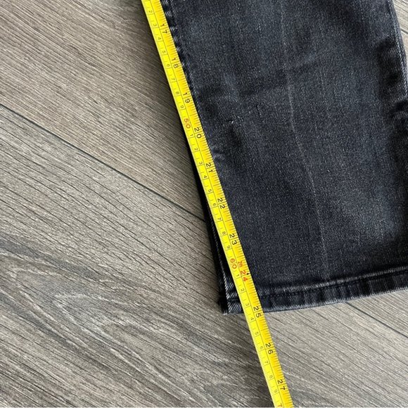 Acne Studios Row Black Crease Cropped Jeans - Picture 10 of 10